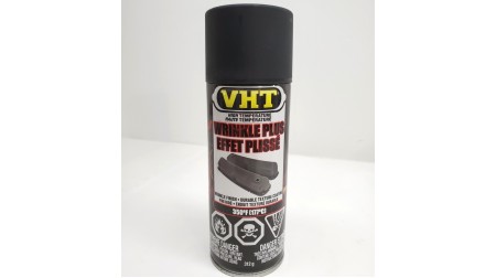 Peinture effet plissé pour couvert de valves VHT haute température  (Noir)